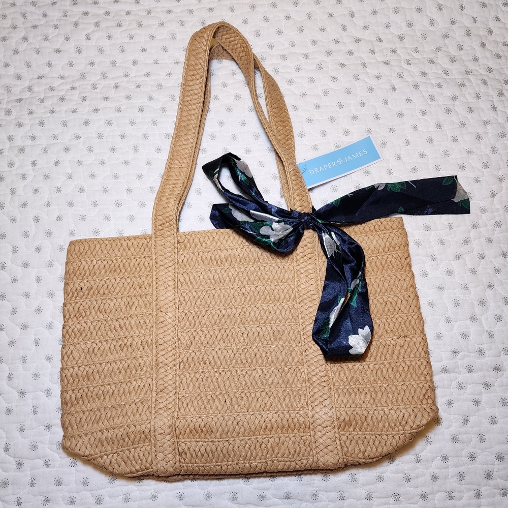 Draper James Everyday Straw Bag Tote